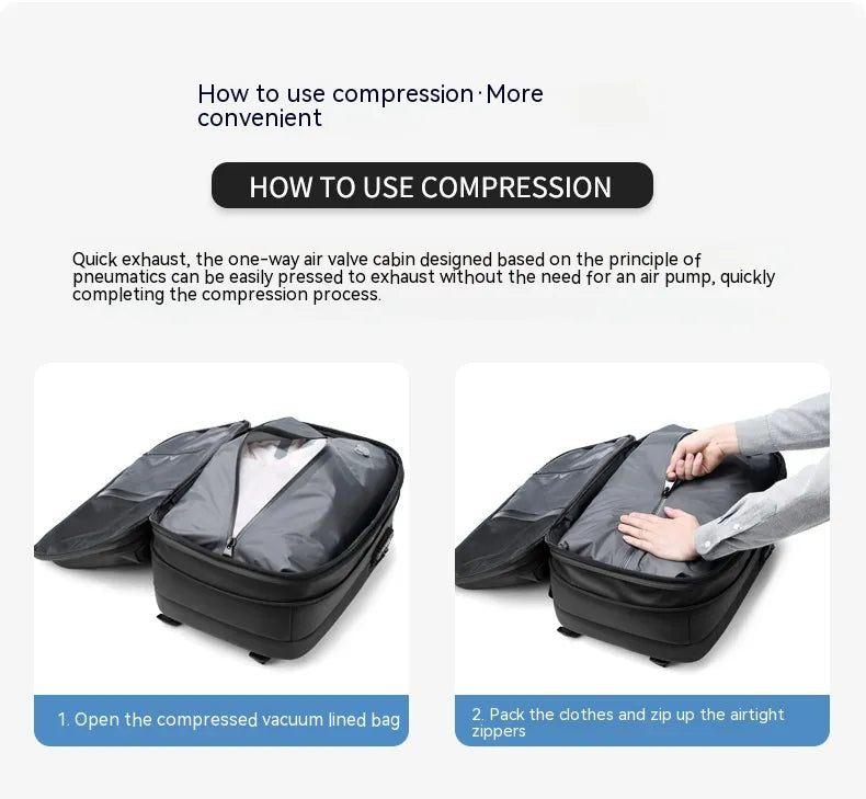 AERVA - Vacuum Compression Backpack